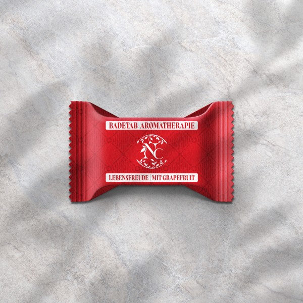 Aromatherapie für die Wanne - Badetabs 7er Set - Entspannung auf allen Ebenen Grapefruit