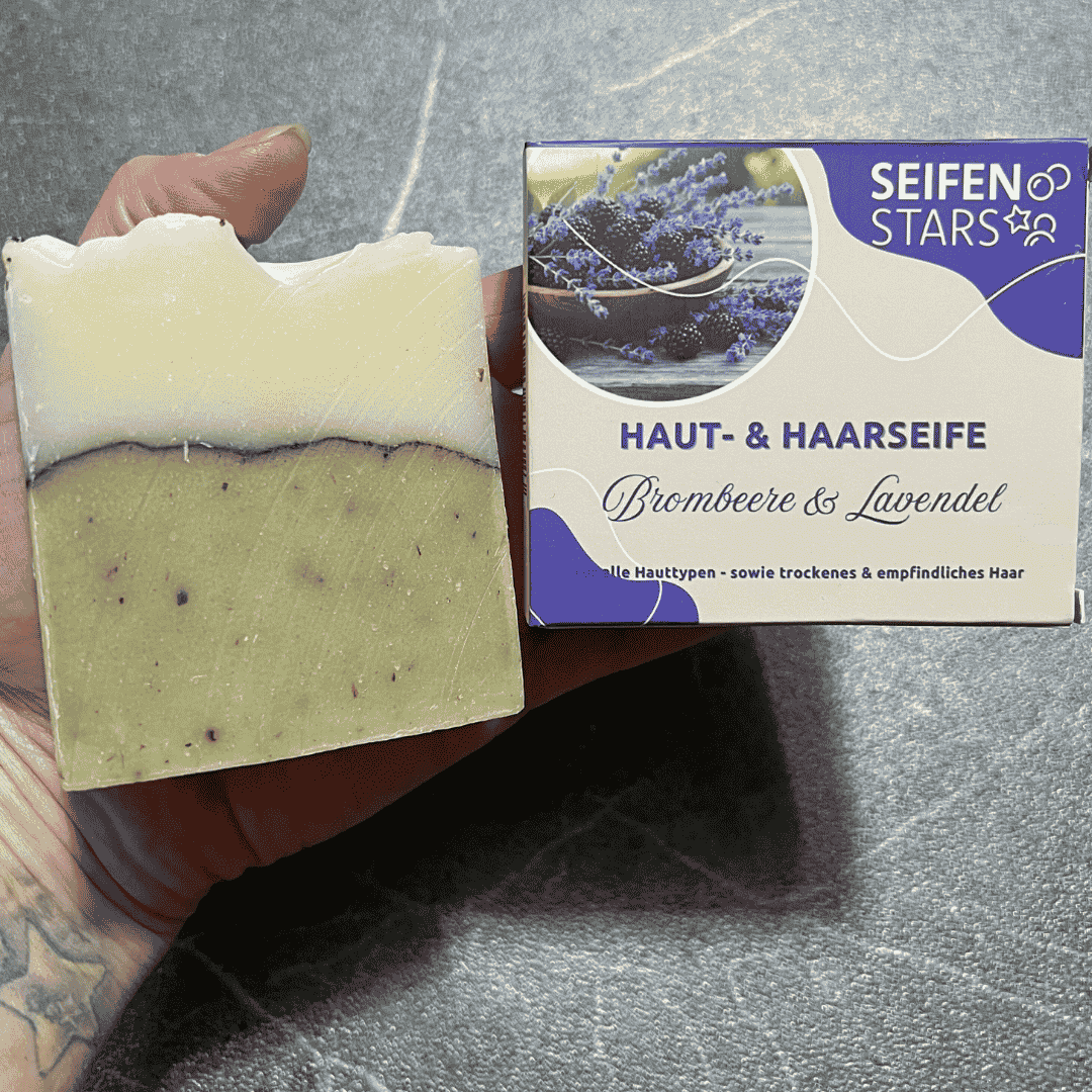 Brombeere-Lavendel_Seife_von_Seifenstars_100g_Vegan_Palmoelfrei_Tierversuchsfrei_Plastikfrei