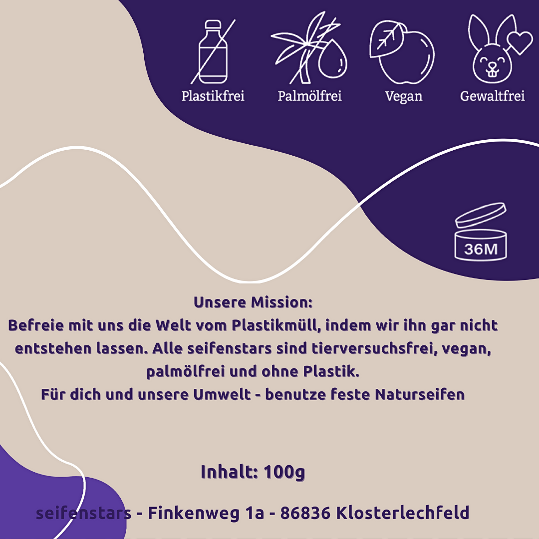Brombeere-Lavendel_Seife_von_Seifenstars_100g_Vegan_Palmoelfrei_Tierversuchsfrei_Plastikfrei