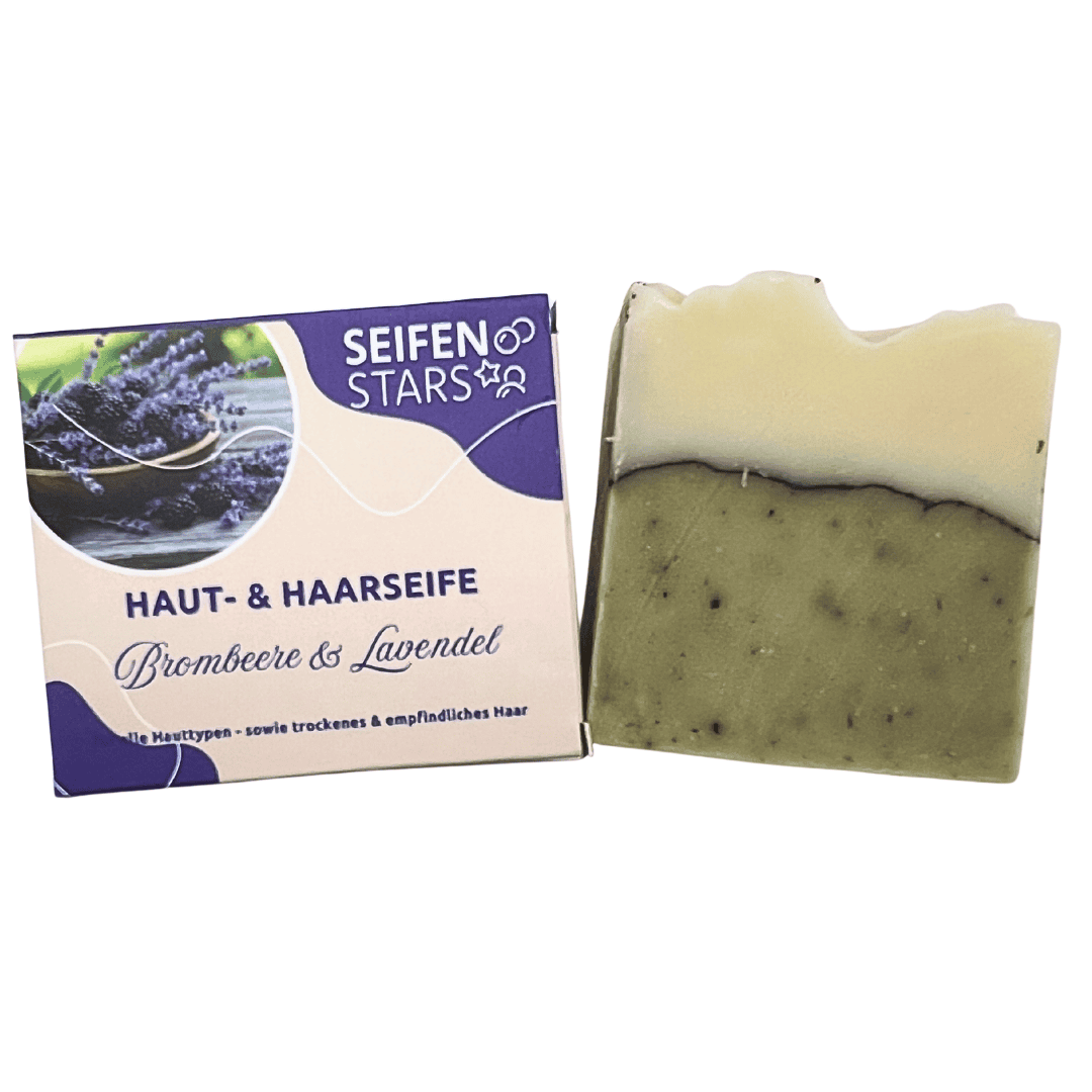 Brombeere-Lavendel_Seife_von_Seifenstars_100g_Vegan_Palmoelfrei_Tierversuchsfrei_Plastikfrei