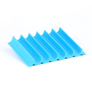 Seifenschale "Ocean blue wave", recyceltes PET – 11 x 7,5 cm
