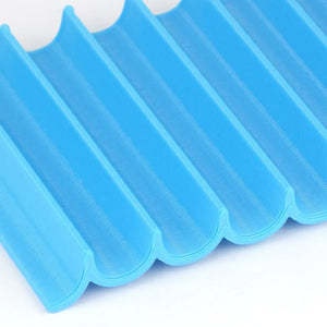 Seifenschale "Ocean blue wave", recyceltes PET – 11 x 7,5 cm