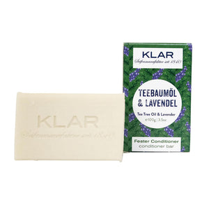 Conditioner "Teebaumöl & Lavendel" – 100g,feste Spülung,Klar Seifen