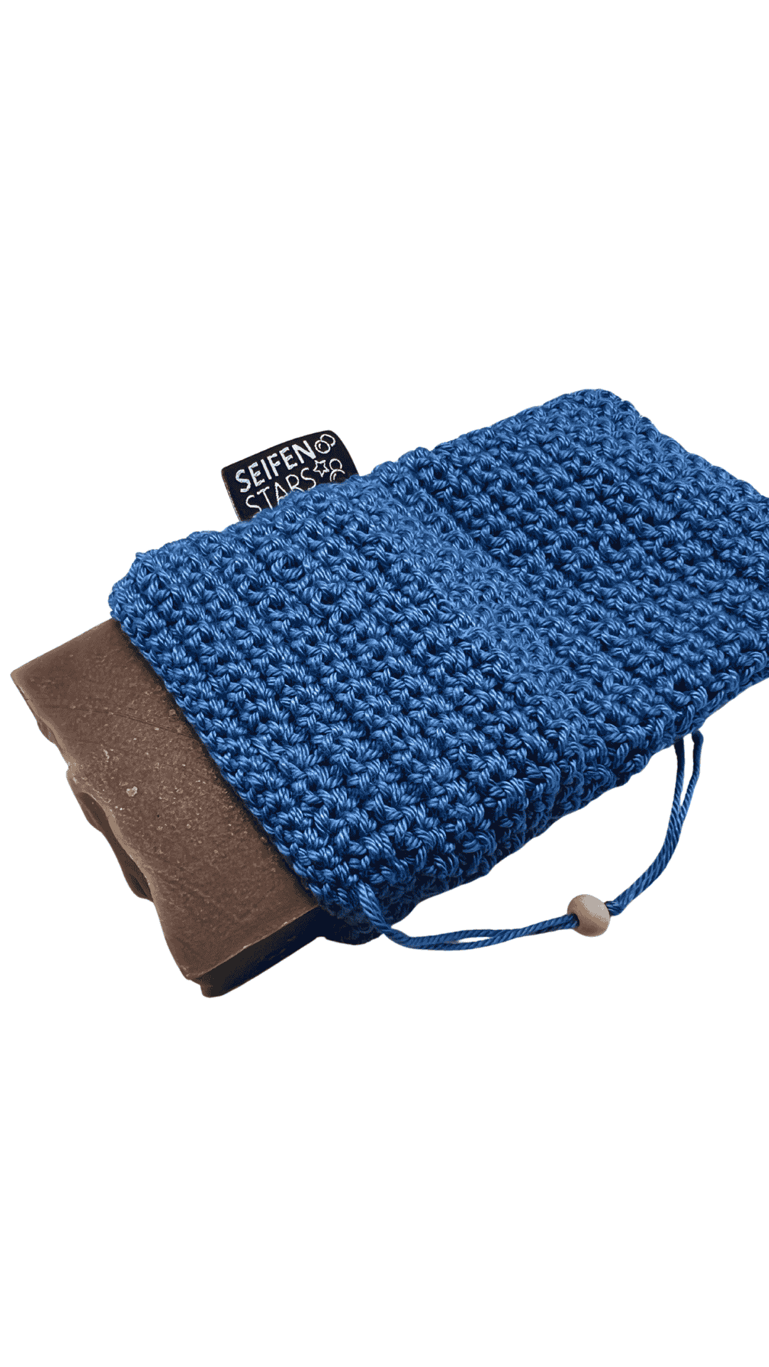 Seifensäckchen von seifenstars aus 100% Bio Baumwolle – 9 x 14 cm - hellblau