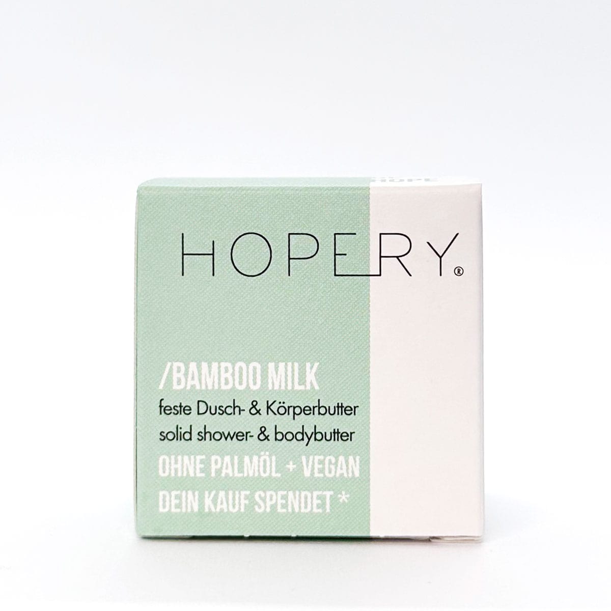 Dusch- und Körperbutter "Bamboo Milk" – 40g-Hopery-Palmölfrei-Vegan-Plastikfrei