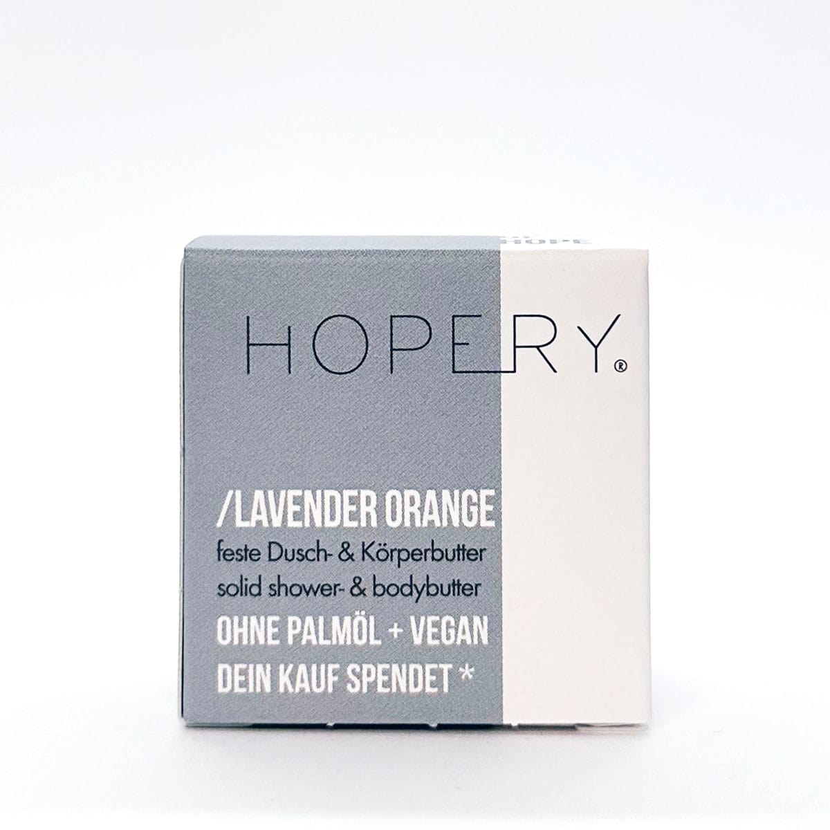 Dusch- und Körperbutter "Lavendel Orange" – 40g-Vegan-Palmölfrei-Plastikfrei