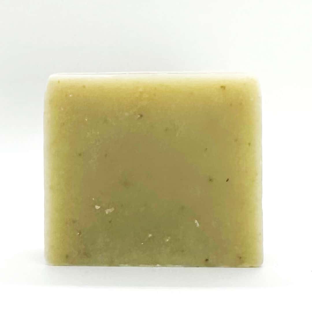 Duschseife "Melisse-Salbei" (COSMOS) – 100g,Nicama,Vegan,Palmölfrei,Plastikfrei,Handmade,Naturkosmetik,Kräuterkick