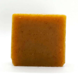 Duschseife "Upcycling-Orangenschale" (COSMOS), mit Peelingeffekt – 100g,Nicama,Vegan,Palmölfrei,Plastikfrei,Naturkosmetik,handgemacht,Peel it up