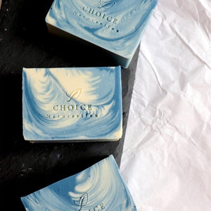 Hand- und Körperseife "Deep Waters", handgemacht – 110g-Vegan-Palmölfrei-Plastikfrei-Natur.Feste Seife