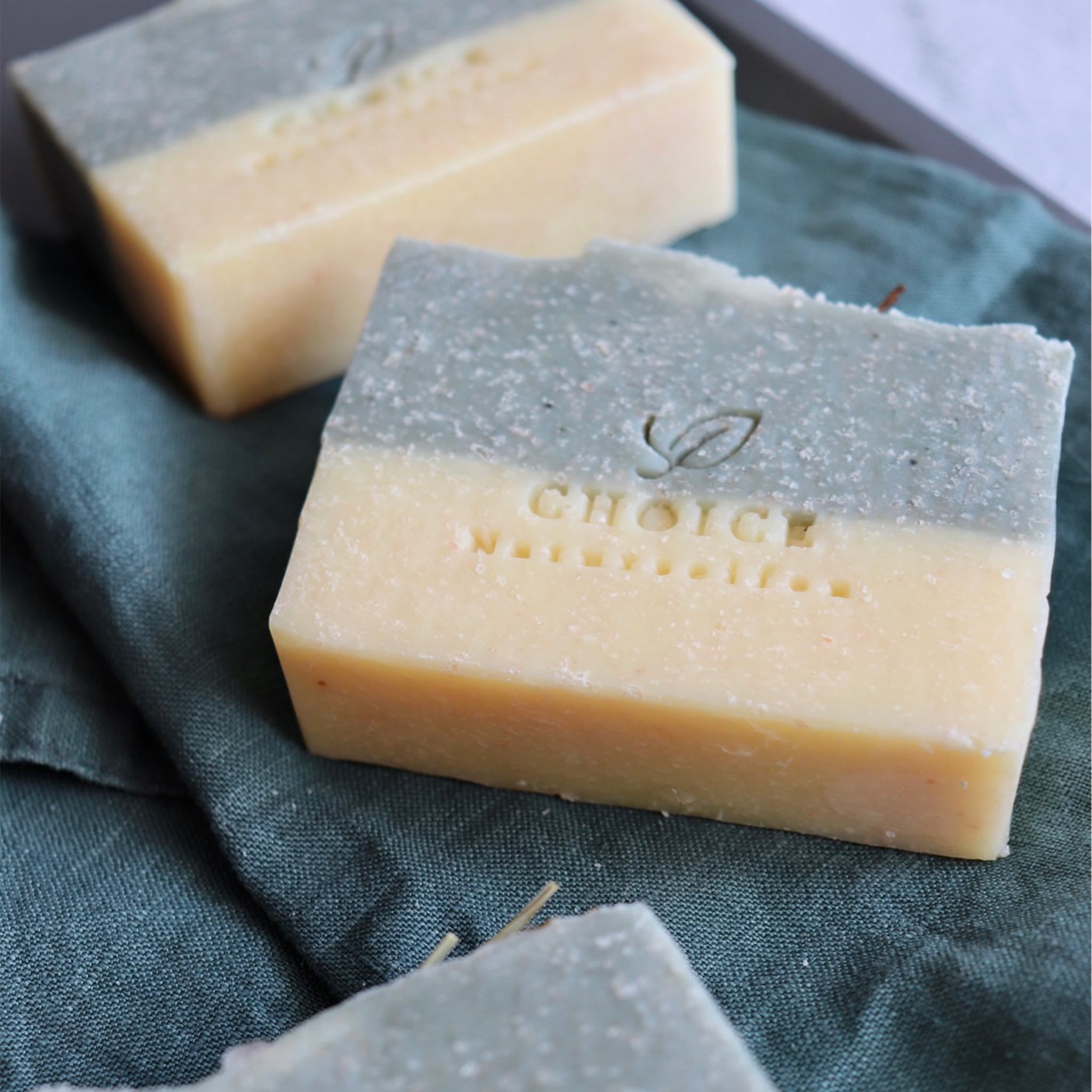 Hand- und Körperseife "Lemongrass", handgemacht – 110g-Vegan-Naturkosmetik-feste Seife-Choice