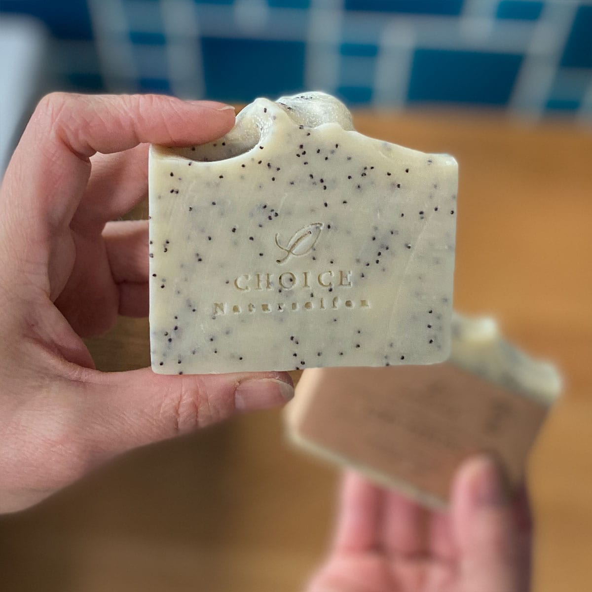 Hand- und Körperseife "Lime Peeling", handgemacht – 110g-Vegan-Nachhaltig-Palmölfrei-Plastikfrei