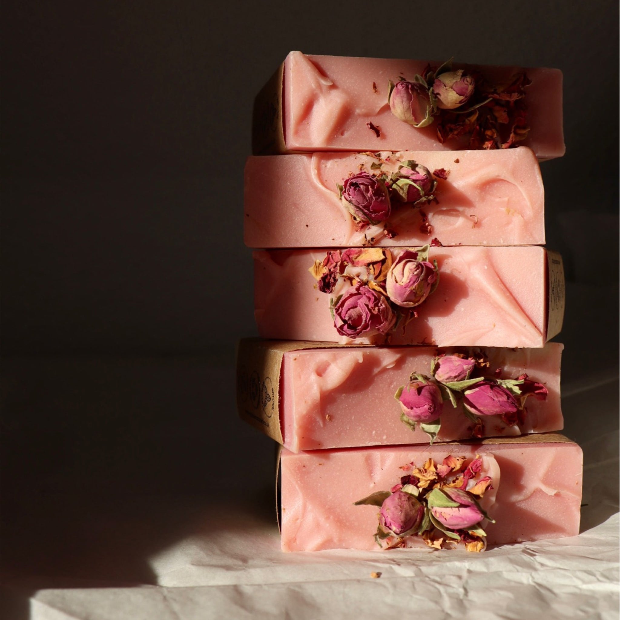 Hand- und Körperseife "Mint Rose", handgemacht – 110g-Vegan-Naturkosmetik-feste Seife-Choice