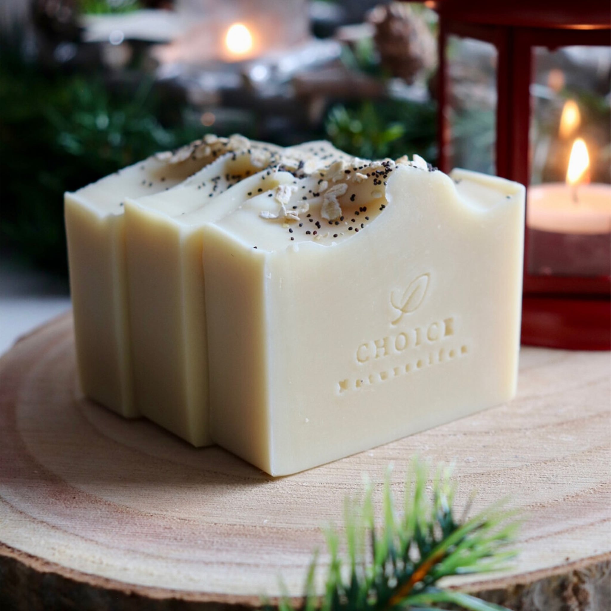 Hand- und Körperseife "Creamy Oatmeal", handgemacht – 110g