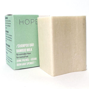 Hopery-Shampoo Bar Bamboo Milk-Vegan-Tierversuchsfrei-Palmölfrei-Plastikfrei