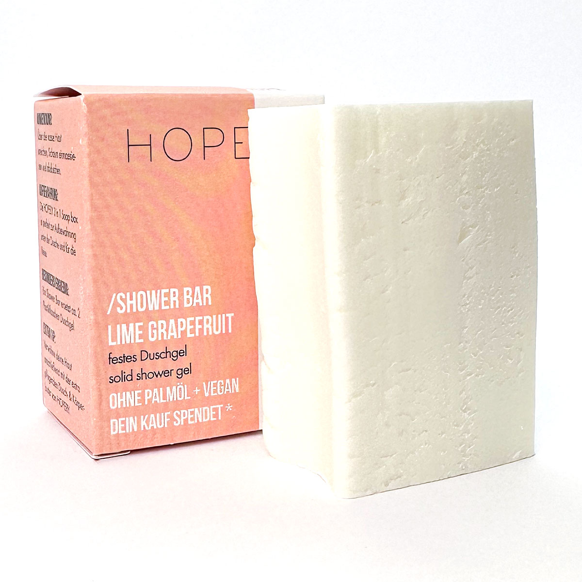 Hopery-Lime Grapefruit-festes Duschgel-solid shower gel-Vegan-Tierversuchsfrei-Palmölfrei-hergestellt in Deutschland