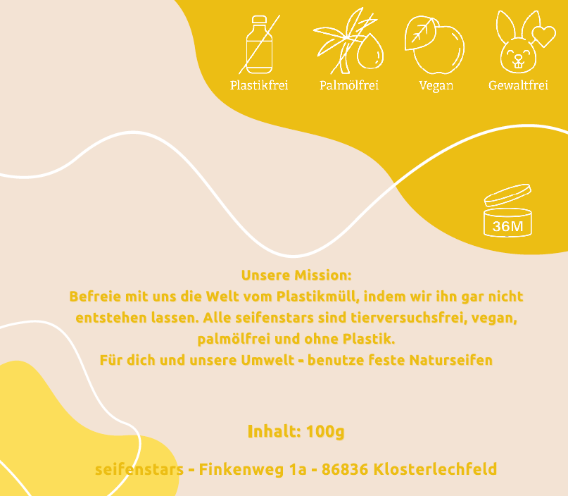 Körper- und Haarseife  "Kurkuma" – 100g