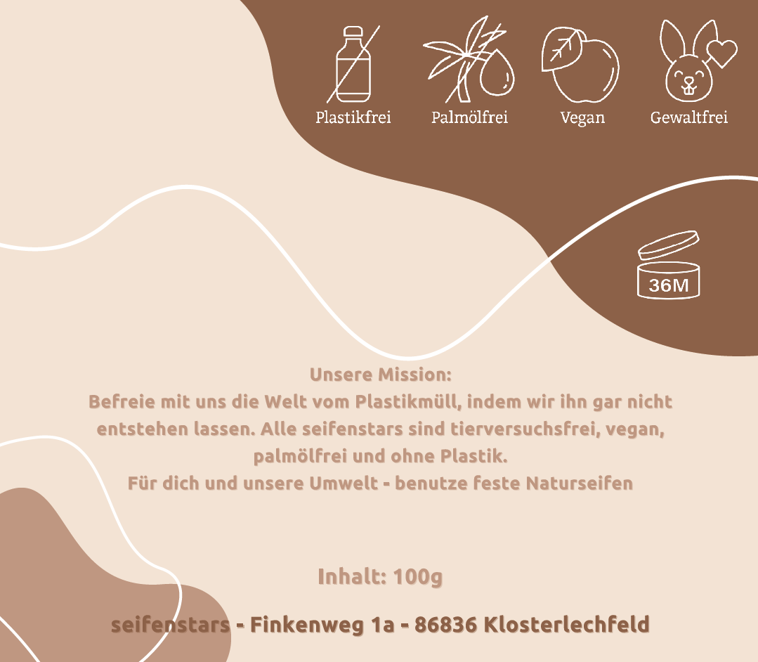 Körper- und Haarseife "Sheabutter" – 100g