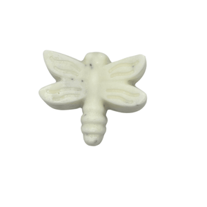 Hand- und Körperseife "Soleseife Mohn & Rose Libelle", handgesiedet  –  60g