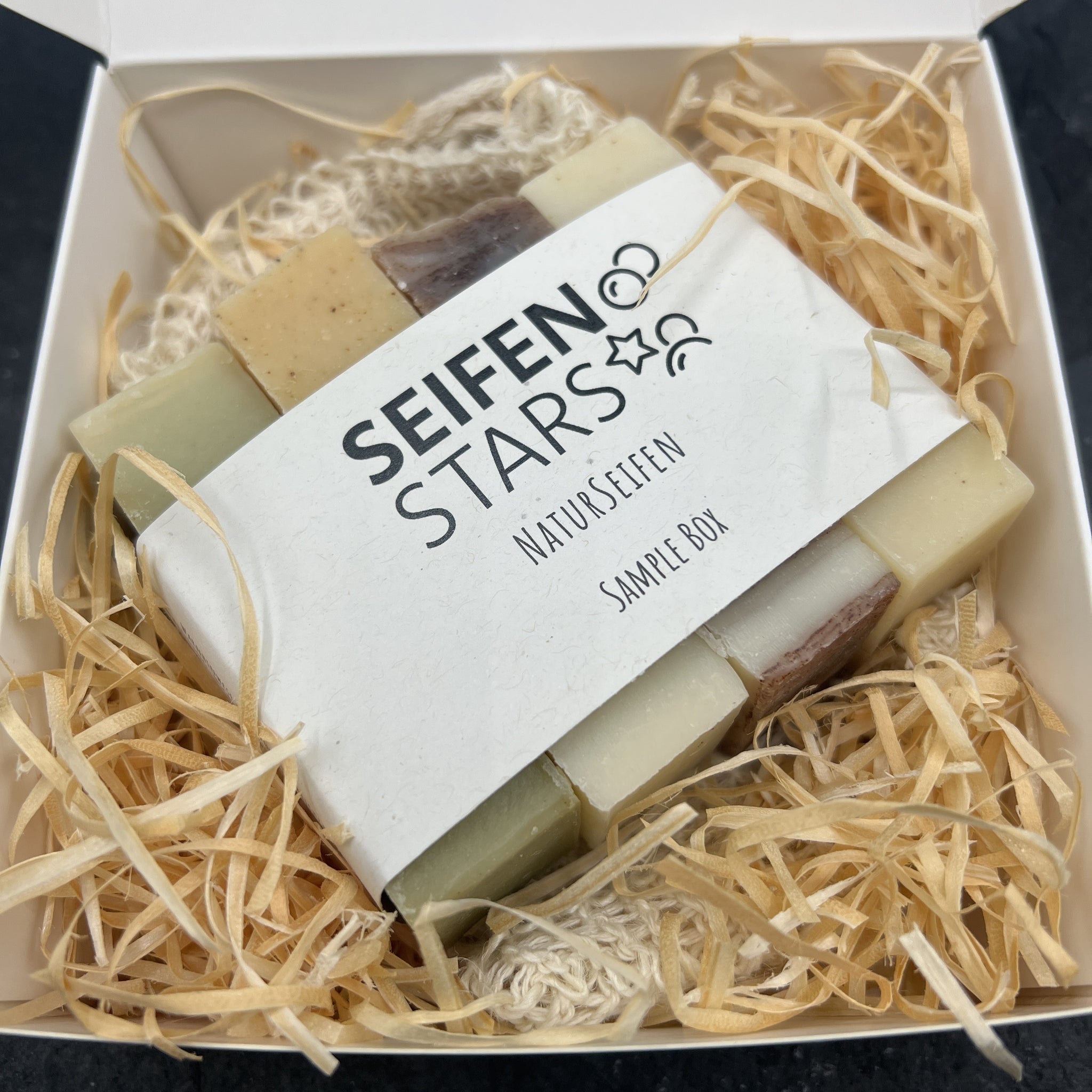 seifenstars Set "Alles Liebe" Soap Sample Box – 200g