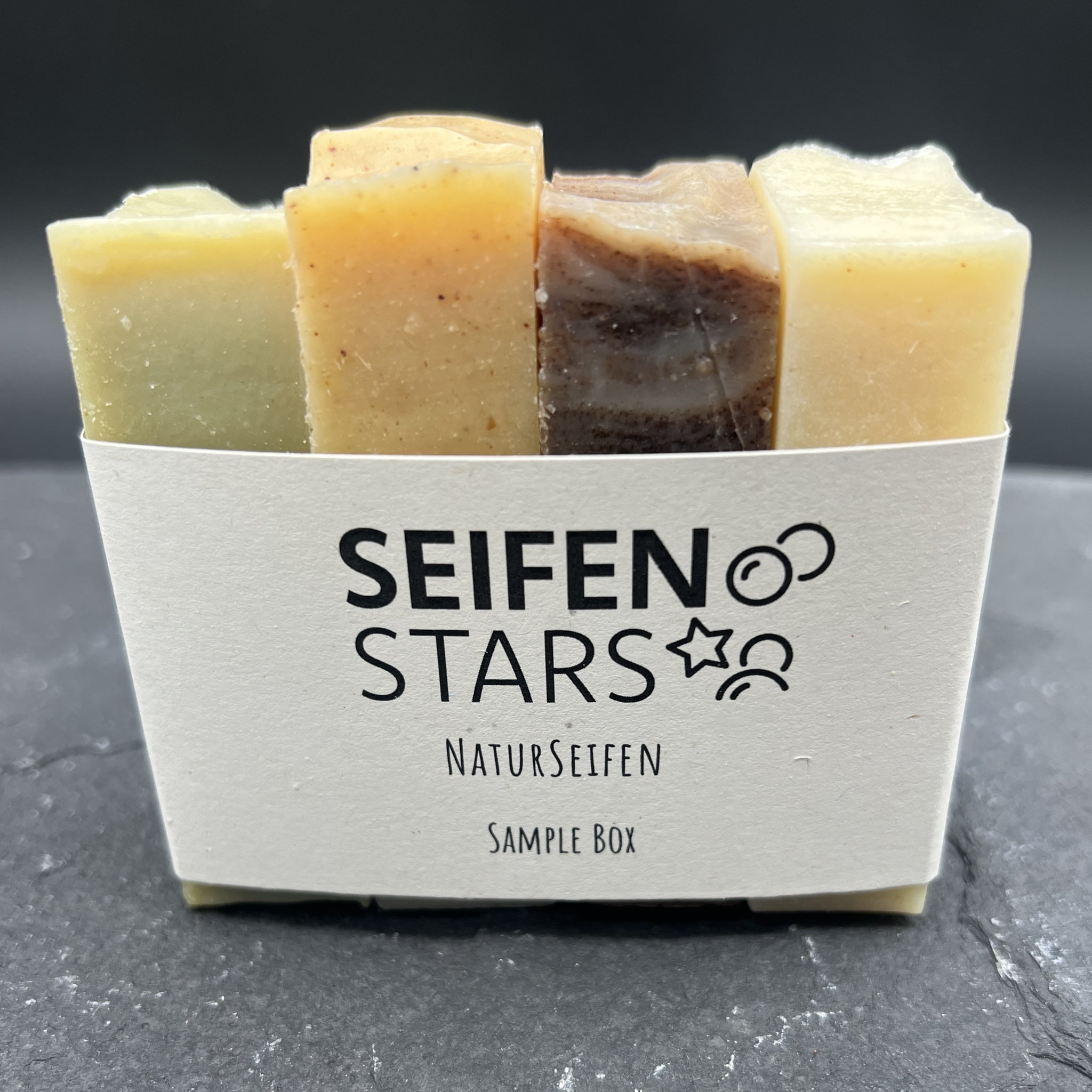 seifenstars Set "Alles Liebe" Soap Sample Box – 200g