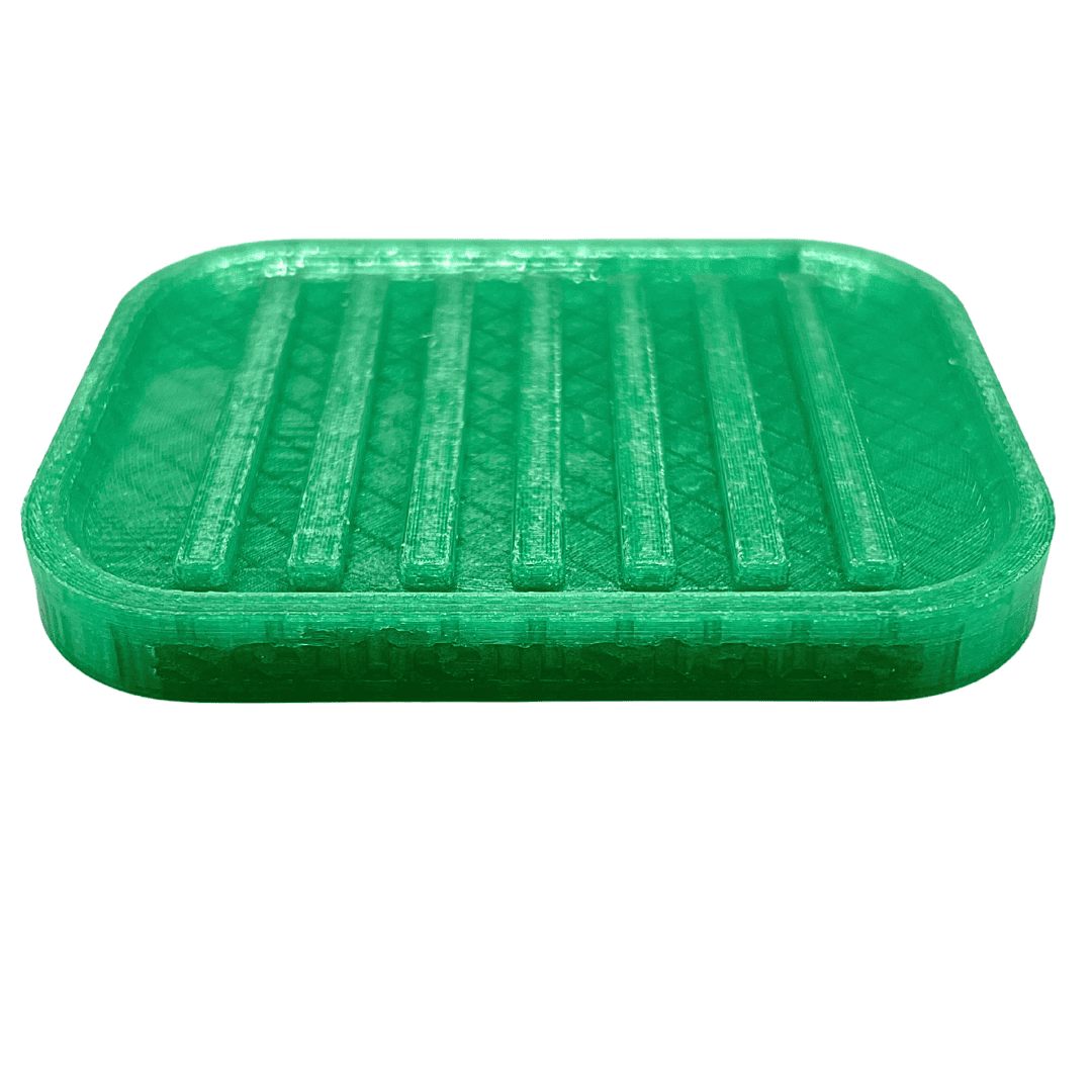 Start-Set "Olive" Nicama Olivenseife, mit grüner Seifenschale rPETG & Olive Seifentasche