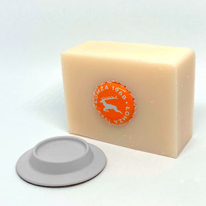 Seifenhalter soapi "Grau" mit Magnet mit fester Seife