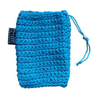 Seifensäckchen von seifenstars aus 100% Bio Baumwolle – 9 x 14 cm - hellblau