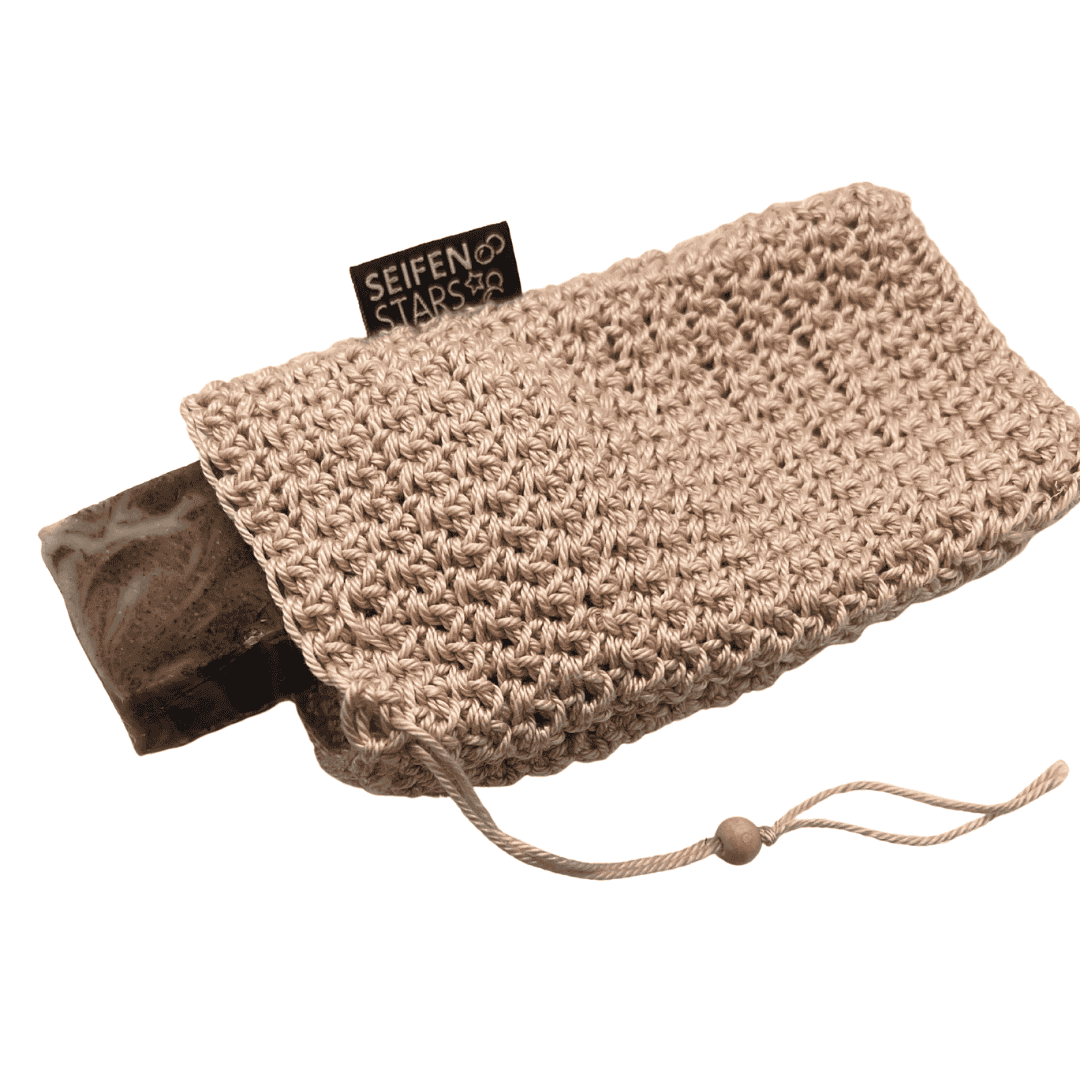 Seifensäckchen von seifenstars aus 100% Bio Baumwolle – 9 x 14 cm - zartrosa