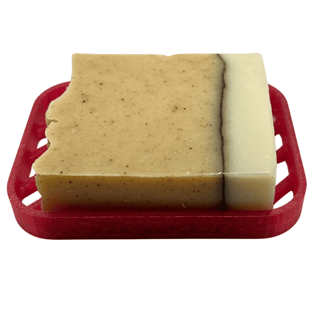 Seifenablage "Linéa - Rot" recyceltes PETG – 10 x 7,5 cm
