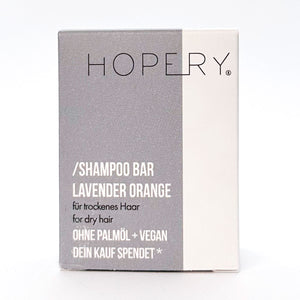 Shampoo "Lavendel Orange" – 95g-Vegan-Palmölfrei-für trockenes Haar