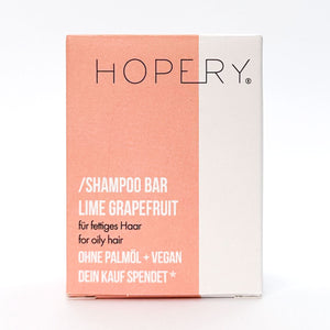 Shampoo "Lime Grapefruit" – 95g-für fettiges Haar-Vegan-Palmölfrei