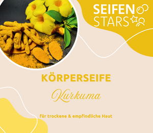 Start-Set "Glow & Clean" Kurkuma Naturseife und waschbare Abschminkpads,Vegan, Palmölfrei,Plastikfrei,Tierversuchsfrei