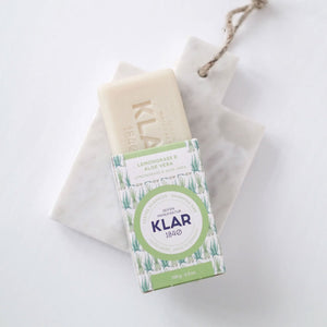 festes Shampoo "Lemongrass & Aloe Vera" – 100g,Klar Seife