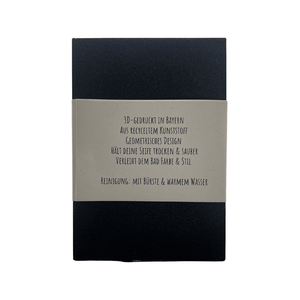 Seifenablage "Gute Nacht Schwarz", recyceltes PETG – 11 x 7,5 cm