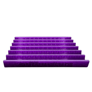 Seifenablage "Königlicher Amethyst Violett-Transluzent", recyceltes PETG – 11 x 7,5 cm