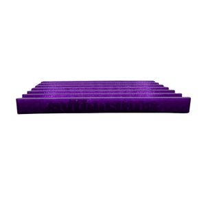 Seifenablage "Königlicher Amethyst Violett-Transluzent", recyceltes PETG – 11 x 7,5 cm