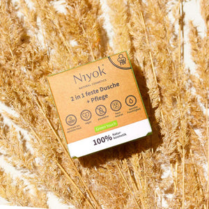 Niyok 2in1 feste Dusch-Pflege green touch 80g