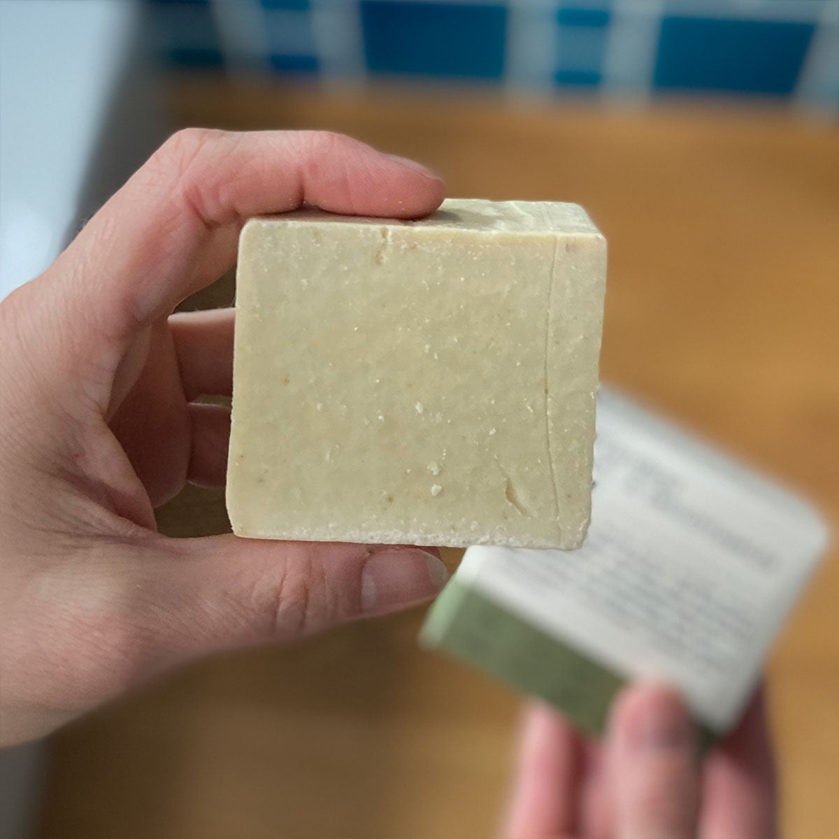 Dusch- und Gesichtsseife "Olive“, handgemacht – 100g,Vegan,PlantBase,Palmölfrei,Plastikfrei,Handmade,Zero Waste