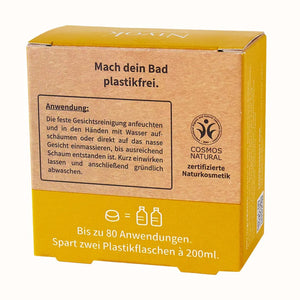 Gesichtsreinigung "Mandelöl" für trockene Haut – 80g,feste Naturseife
