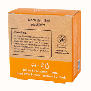 Gesichtsreinigung "Marulaöl" für sensible Haut – 80g,feste Naturseife