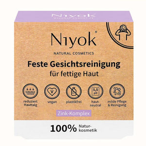 Gesichtsreinigung "Zink-Komplex" für fettige Haut – 80g,feste Naturseife