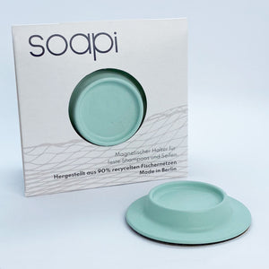 Seifenhalter soapi "Mint" mit Magnet – Ø 5 cm