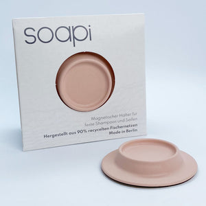 Seifenhalter soapi "Pfirsich" mit Magnet – Ø 5 cm