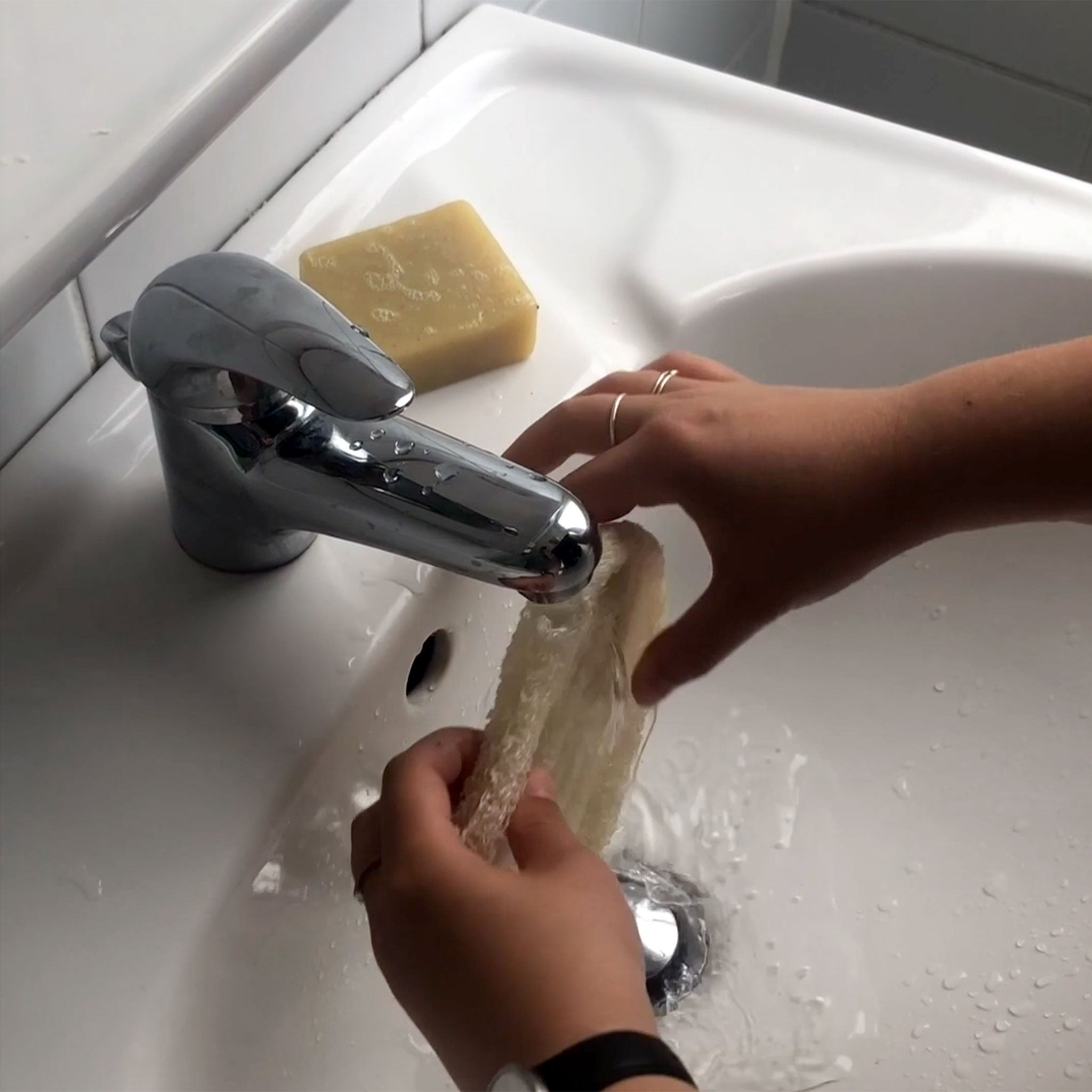 Seifenablage "Luffa" aus Luffa-Gurke – PlantBase,Vegan,Palmölfrei,Plastikfrei,