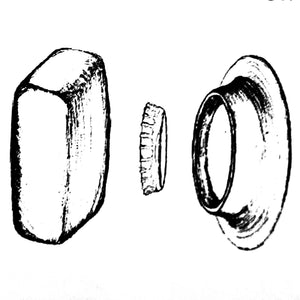Seifenhalter Soapi "Weiß" mit Magnet – Ø 5 cm